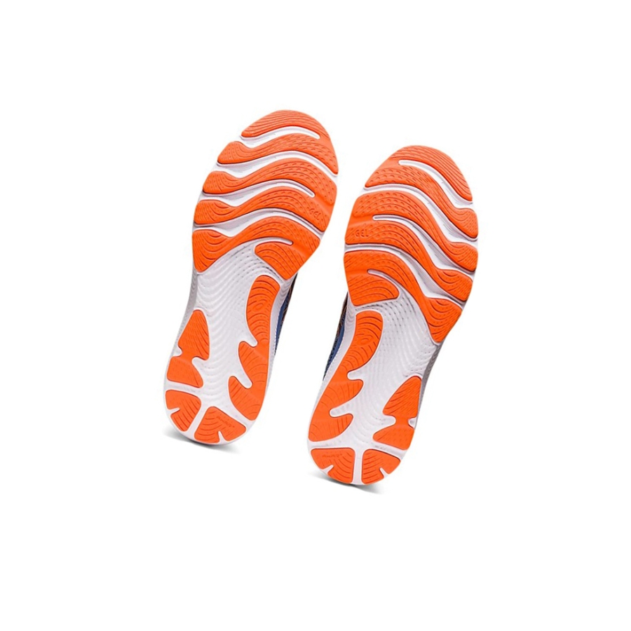 Black / Shocking Orange Men's Asics GEL-CUMULUS 24 Running Shoes | US61947XC - Asics Outlet Sale