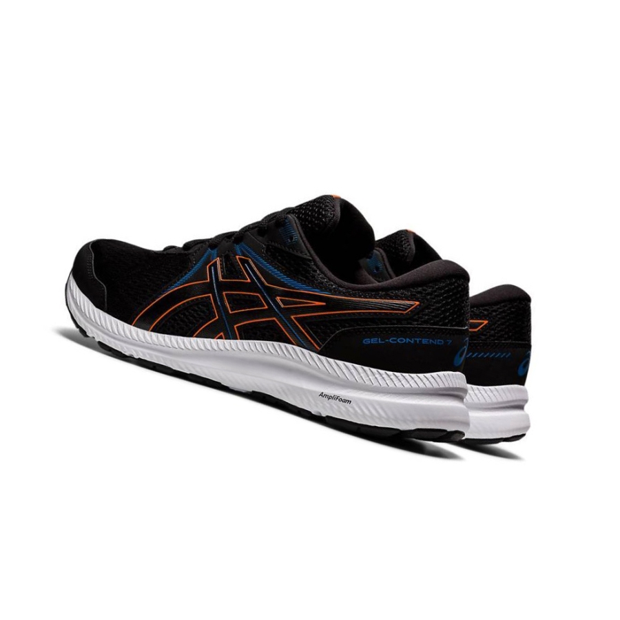 Black Men's Asics GEL-CONTEND 7 Running Shoes | US18593SB - Asics Outlet Sale