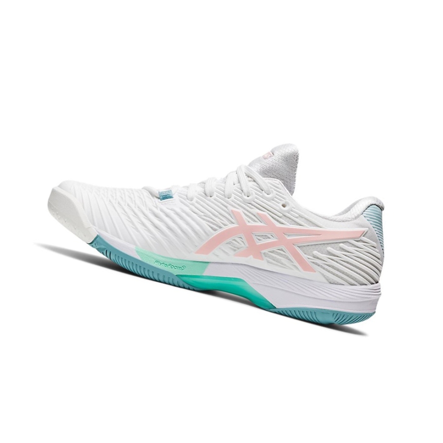 White / Frosted Rose Women's Asics SOLUTION SPEED FF 2 Tennis Shoes | US95412ZI - Asics Outlet Sale