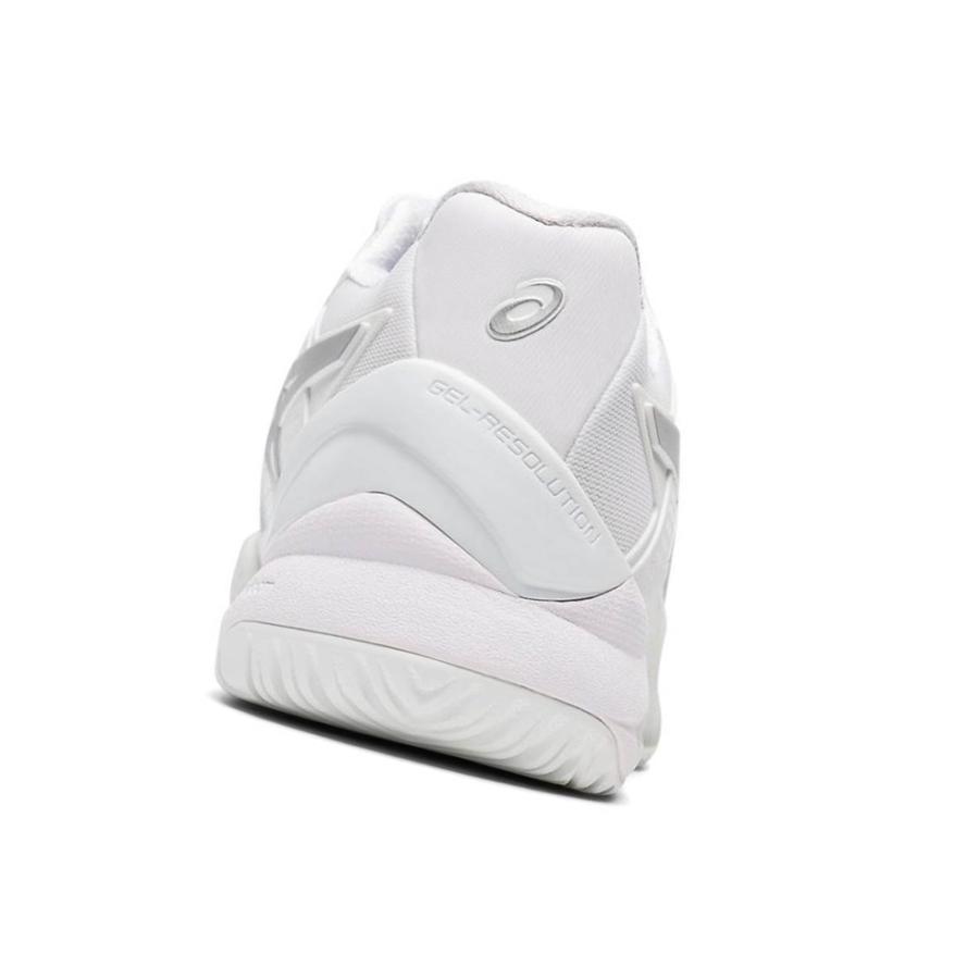 White Women's Asics GEL-RESOLUTION 8 Tennis Shoes | US25403TU - Asics Outlet Sale