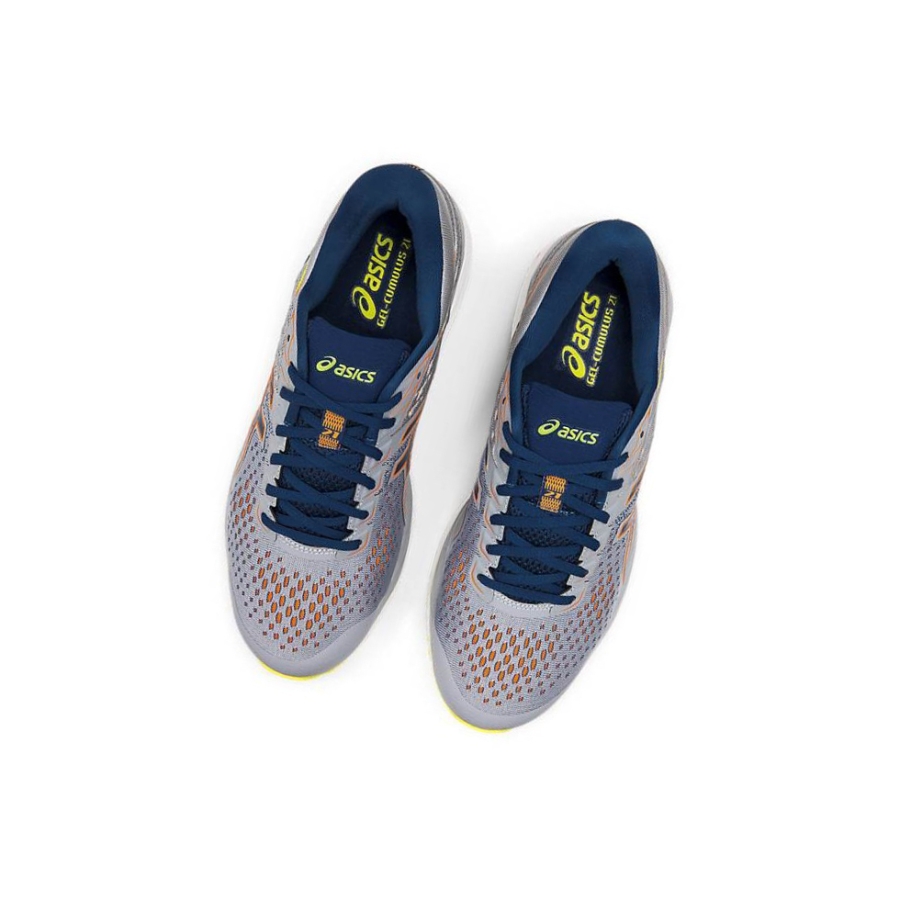 Grey Men's Asics GEL-CUMULUS 21 road Running Shoes | US62715QN - Asics Outlet Sale