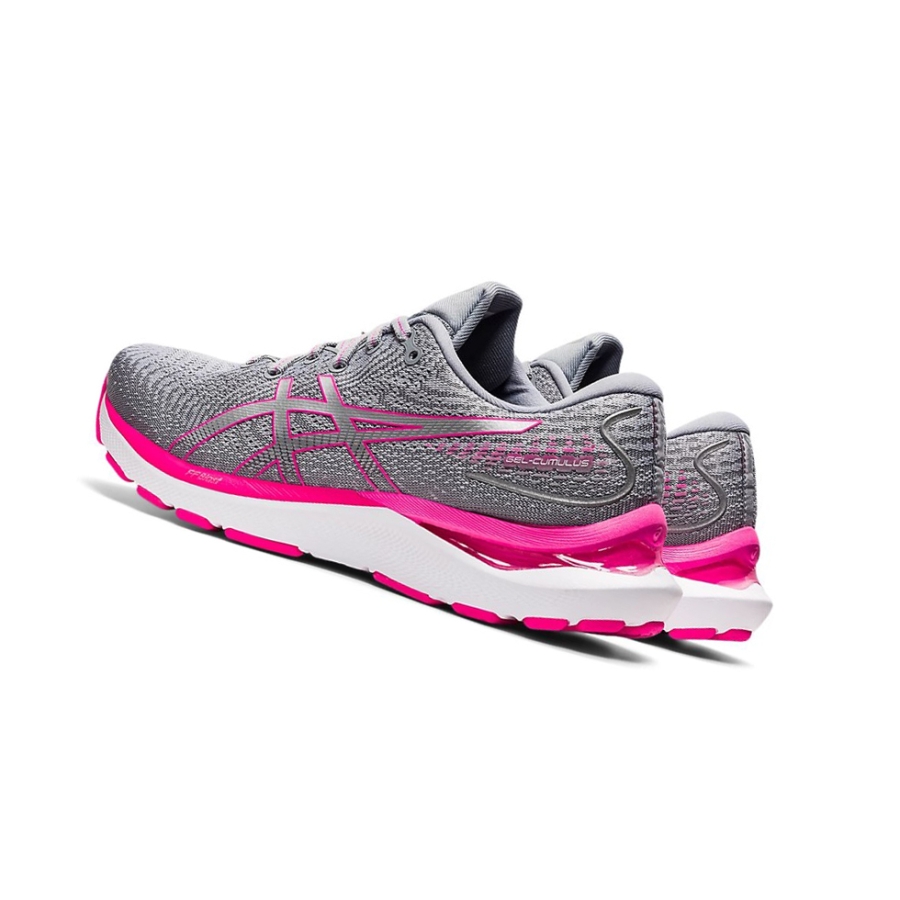 Sheet Rock / Pink Glo Women's Asics GEL-CUMULUS 24 Running Shoes | US37562RO - Asics Outlet Sale