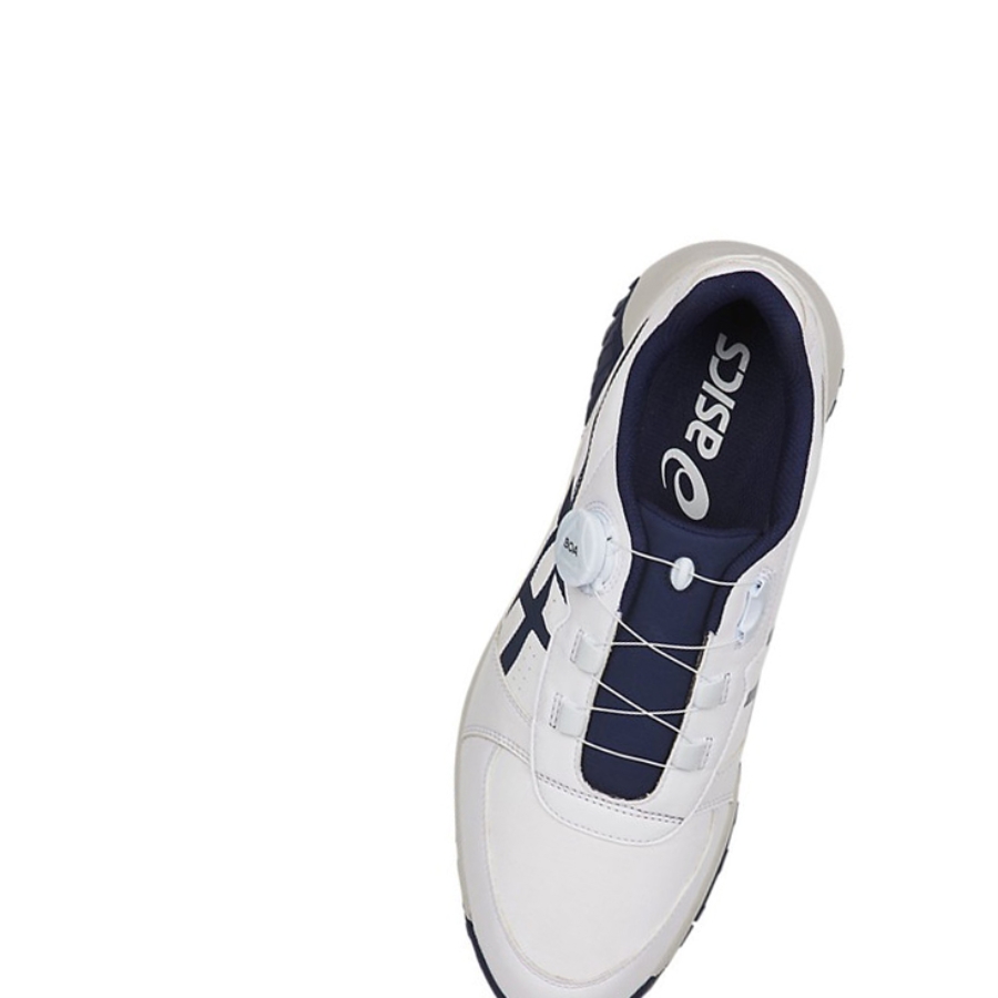 White / Peacoat Men's Asics GEL-PRESHOT BOA Golf Shoes | US59638FQ - Asics Outlet Sale