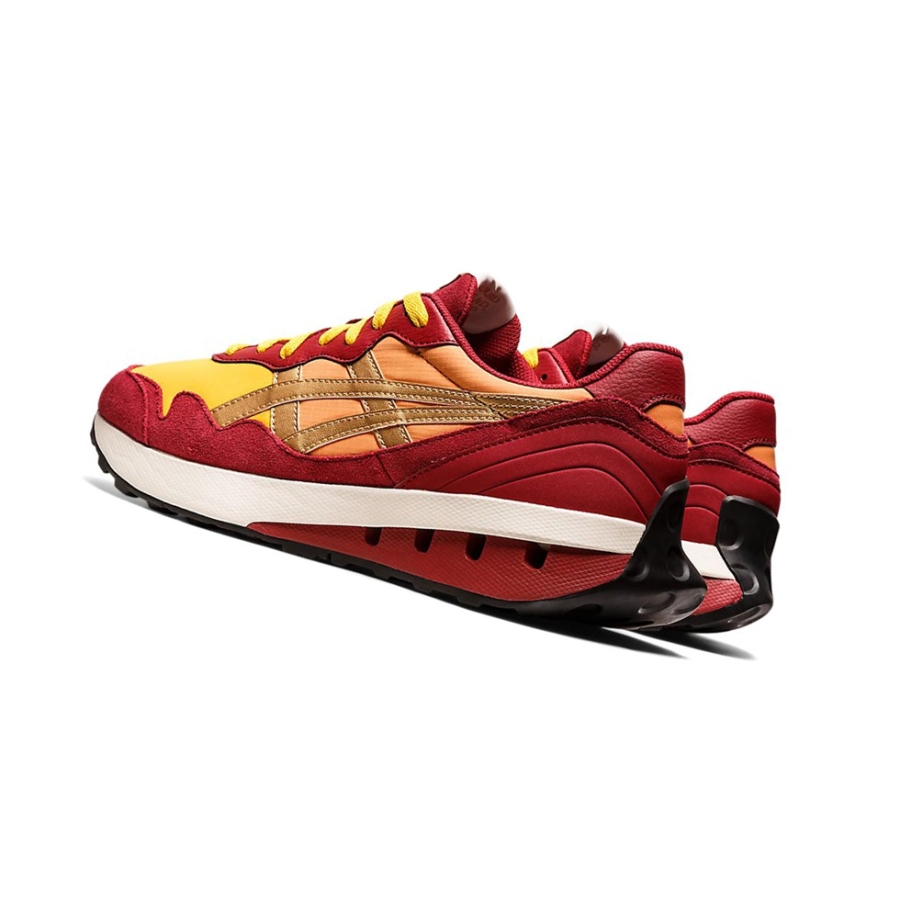 Honey / Burgundy Men's Asics JOGGER X81 Sneakers | US15967OX - Asics Outlet Sale