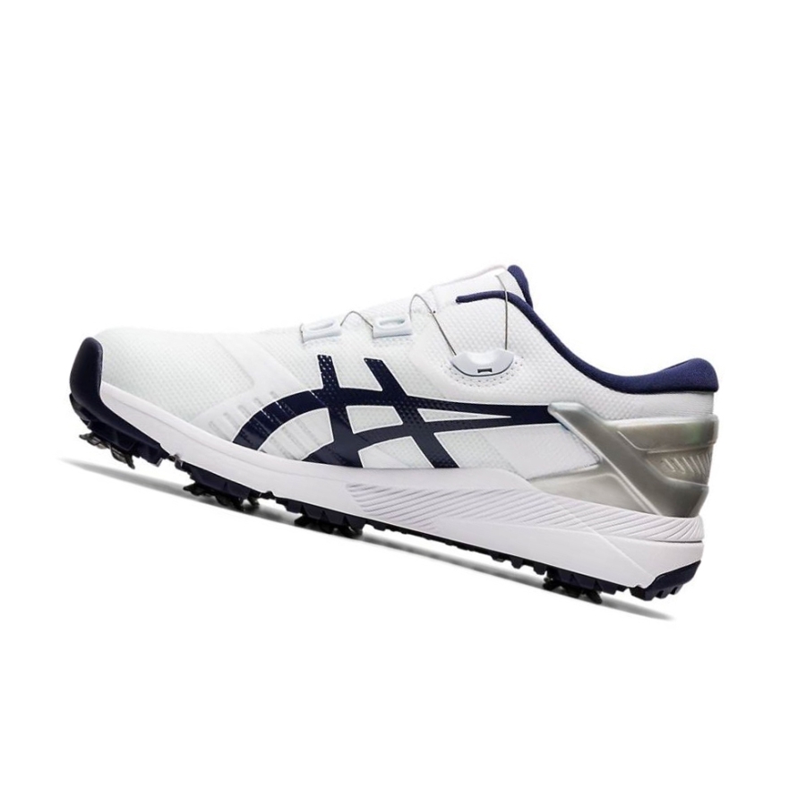 White Men's Asics GEL-COURSE Duo BOA Golf Shoes | US09217XP - Asics Outlet Sale