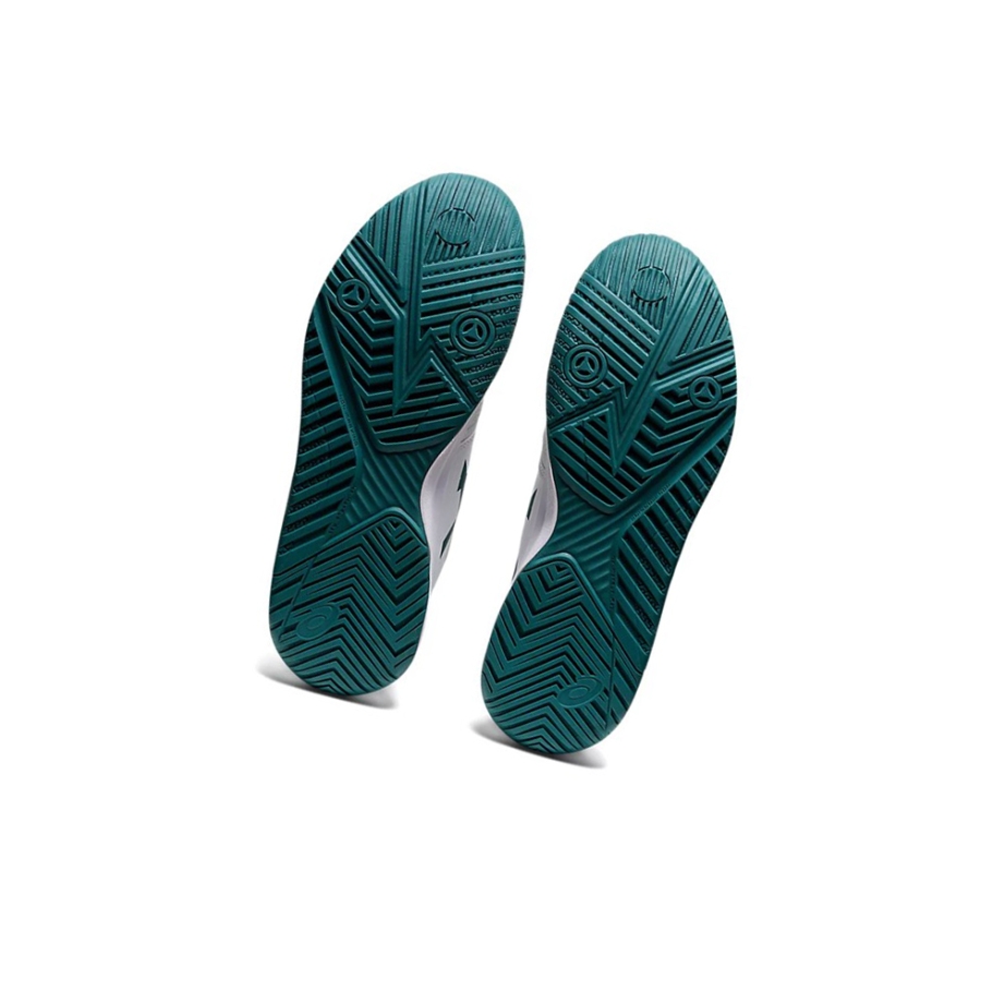 White / Velvet Pine Men's Asics GEL-CHALLENGER 13 Tennis Shoes | US75842HT - Asics Outlet Sale