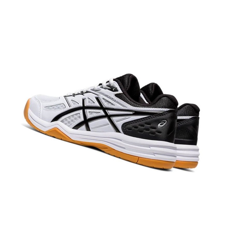 White Kids' Asics UPCOURT 4 GS Volleyball Shoes | US28163OA - Asics Outlet Sale