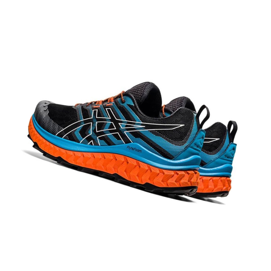 Black Men's Asics TRABUCO MAX Trail Running Shoes | US80392YL - Asics Outlet Sale