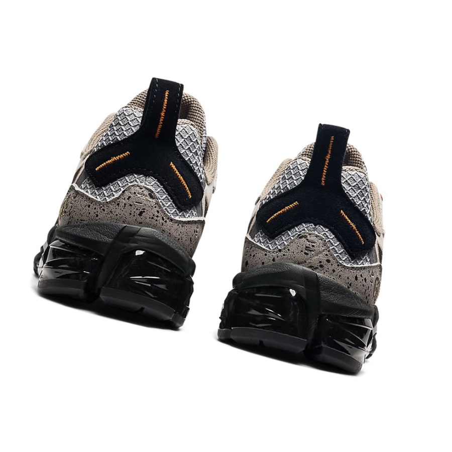 Oyster Grey / Black Men's Asics GEL-QUANTUM 180 Sneakers | US79435RP - Asics Outlet Sale