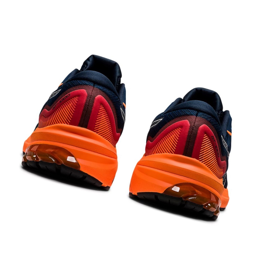 French Blue / Shocking Orange Men's Asics GT-1000 11 Running Shoes | US15849AL - Asics Outlet Sale