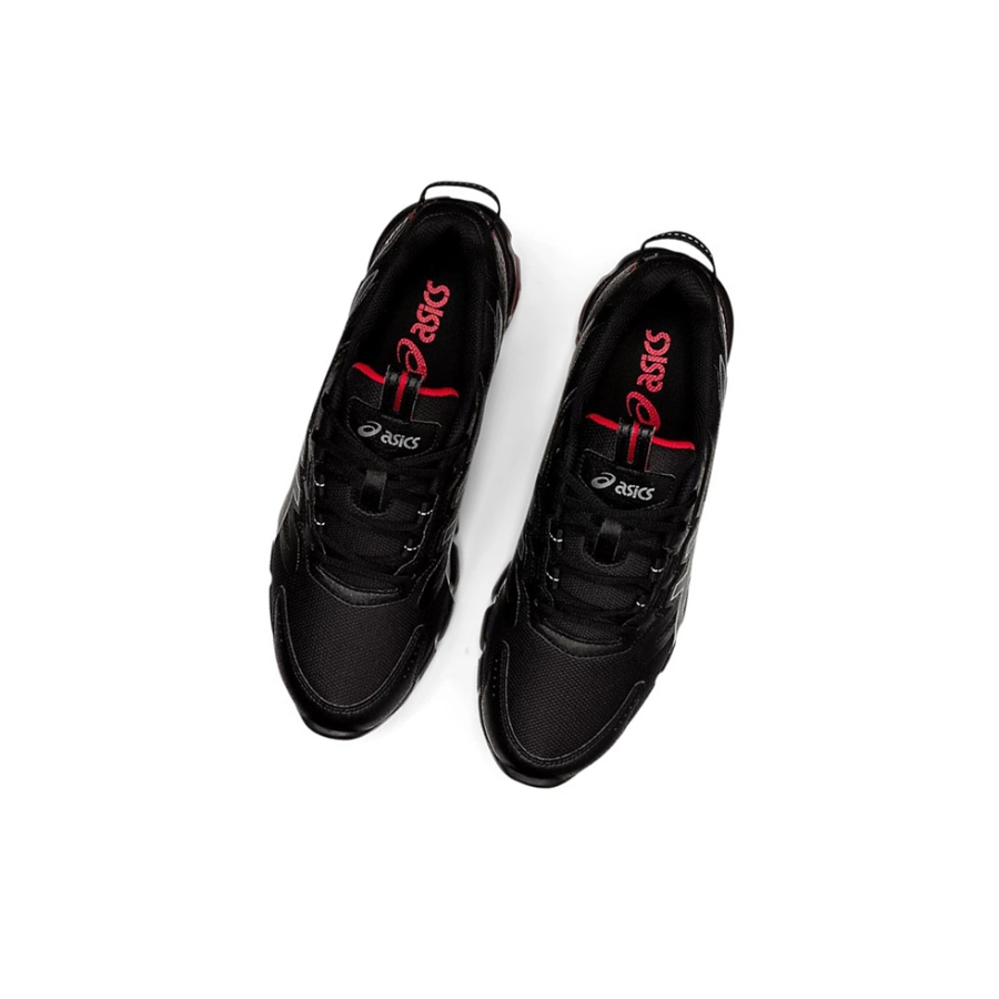 Black / Classic Red Men's Asics GEL-QUANTUM 90 Sneakers | US25438YN - Asics Outlet Sale