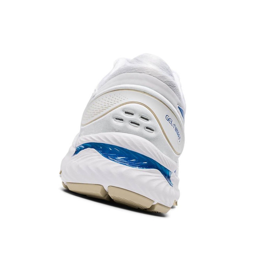 White Men's Asics GEL-NIMBUS 22 Running Shoes | US35426LH - Asics Outlet Sale