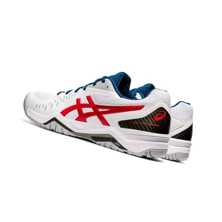 White Men's Asics GEL-CHALLENGER 12 Tennis Shoes | US16705RQ - Asics Outlet Sale