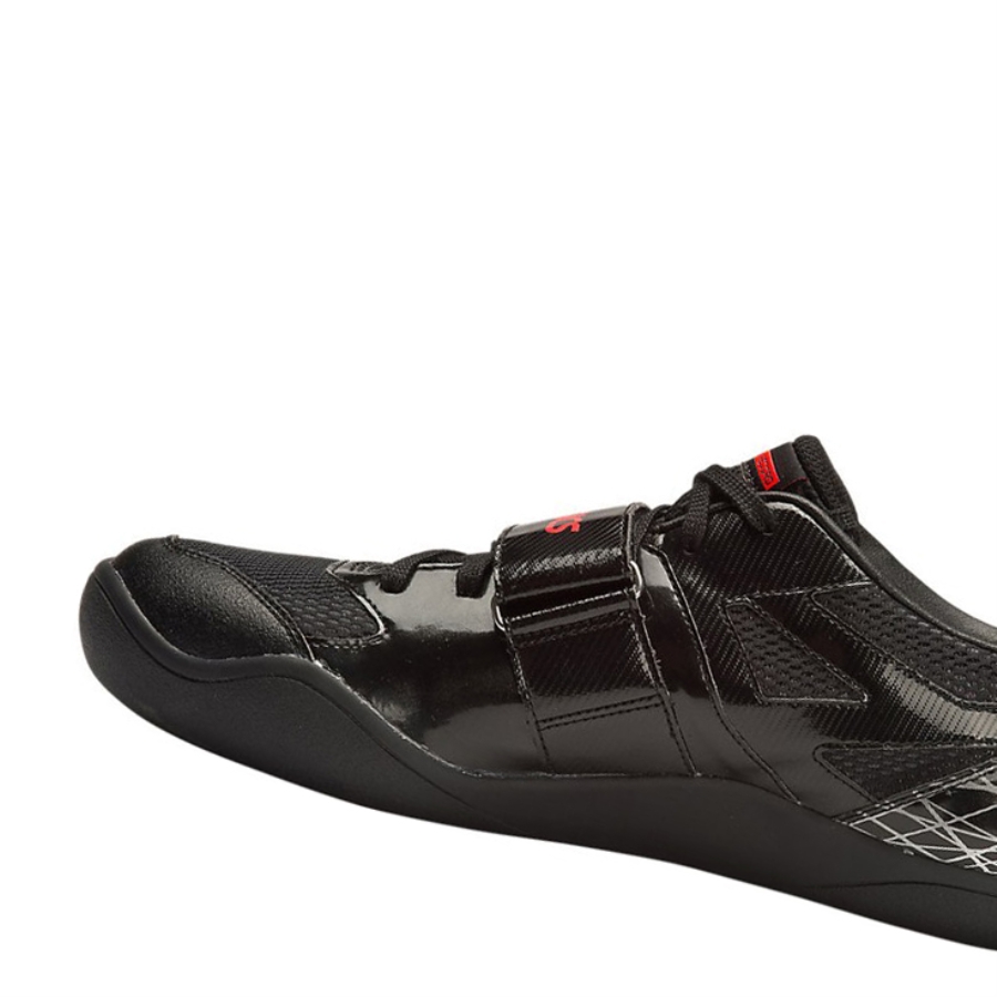 Black / Flash Coral Women's Asics THROW PRO Track Shoes | US94251VM - Asics Outlet Sale