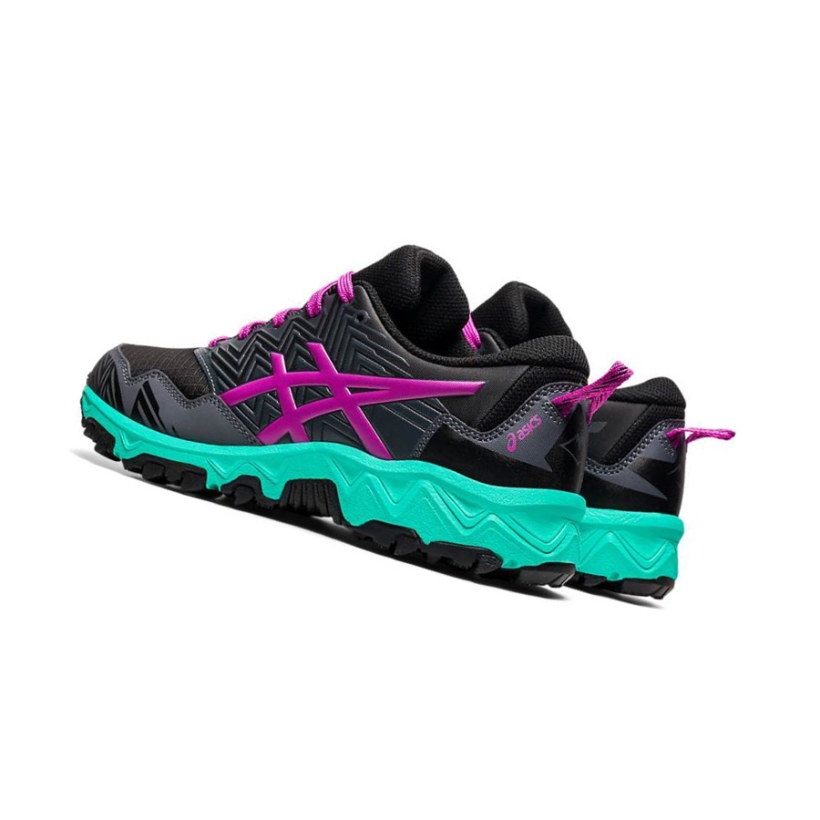 Black Kids' Asics GEL-FUJITRABUCO 8 GS Running Shoes | US37952DZ - Asics Outlet Sale