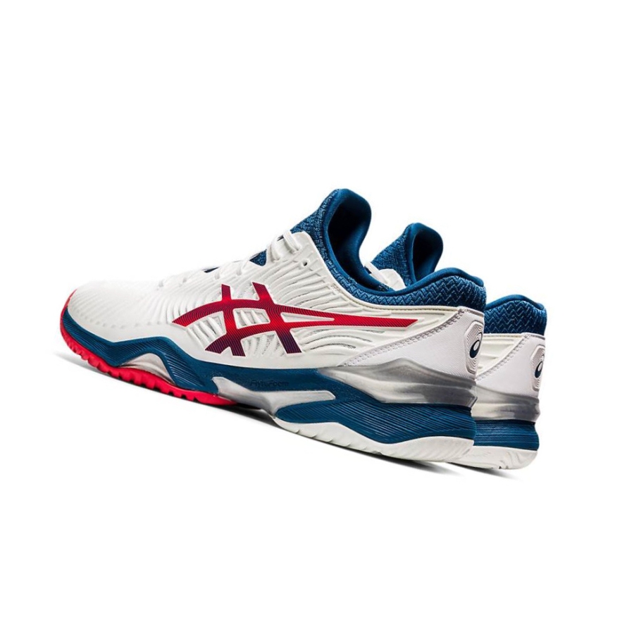 White Men's Asics COURT FF Tennis Shoes | US25364YK - Asics Outlet Sale