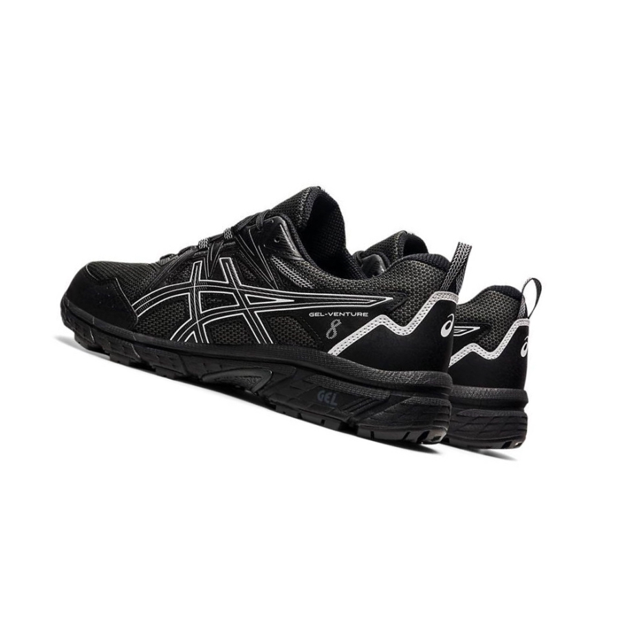 Black Men's Asics GEL-VENTURE 8 Extra Wide Trail Running Shoes | US78624KB - Asics Outlet Sale