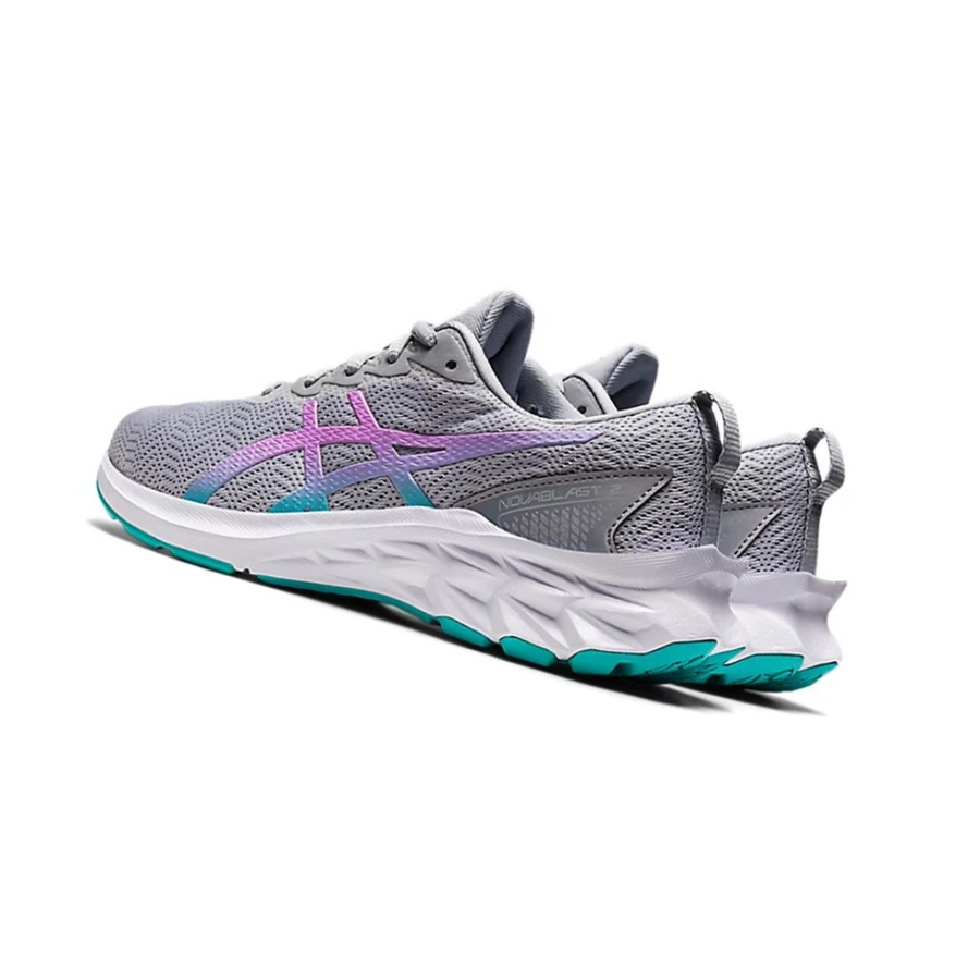 Piedmont Grey / Lavender Glow Kids' Asics NOVABLAST 2 GS Running Shoes | US80529GT - Asics Outlet Sale