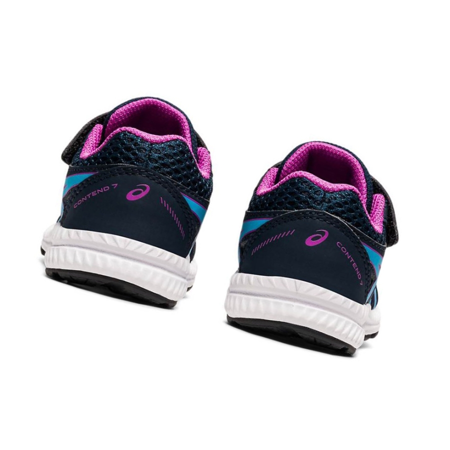Blue Kids' Asics CONTEND 7 TS Running Shoes | US75648UB - Asics Outlet Sale