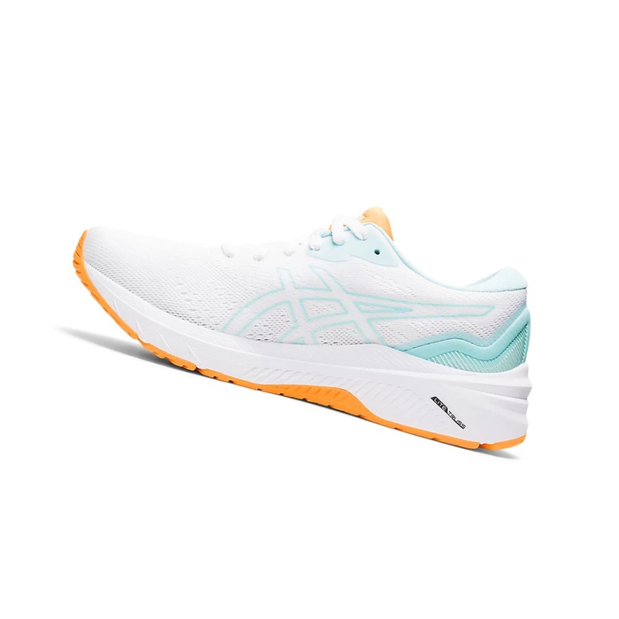 White / Clear Blue Women's Asics GT-1000 11 Running Shoes | US60425OZ - Asics Outlet Sale