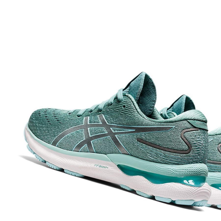 Sage / Clear Blue Women's Asics GEL-NIMBUS 24 Running Shoes | US19368HE - Asics Outlet Sale