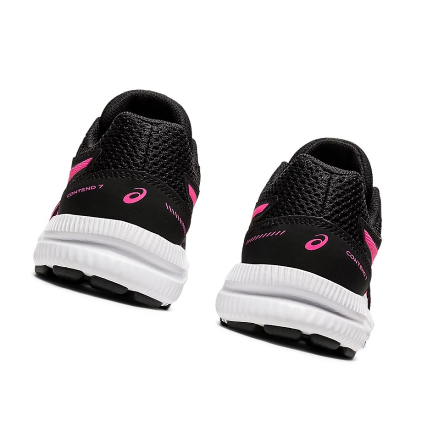 Black / Hot Pink Kids' Asics CONTEND 7 GS Running Shoes | US64237AB - Asics Outlet Sale