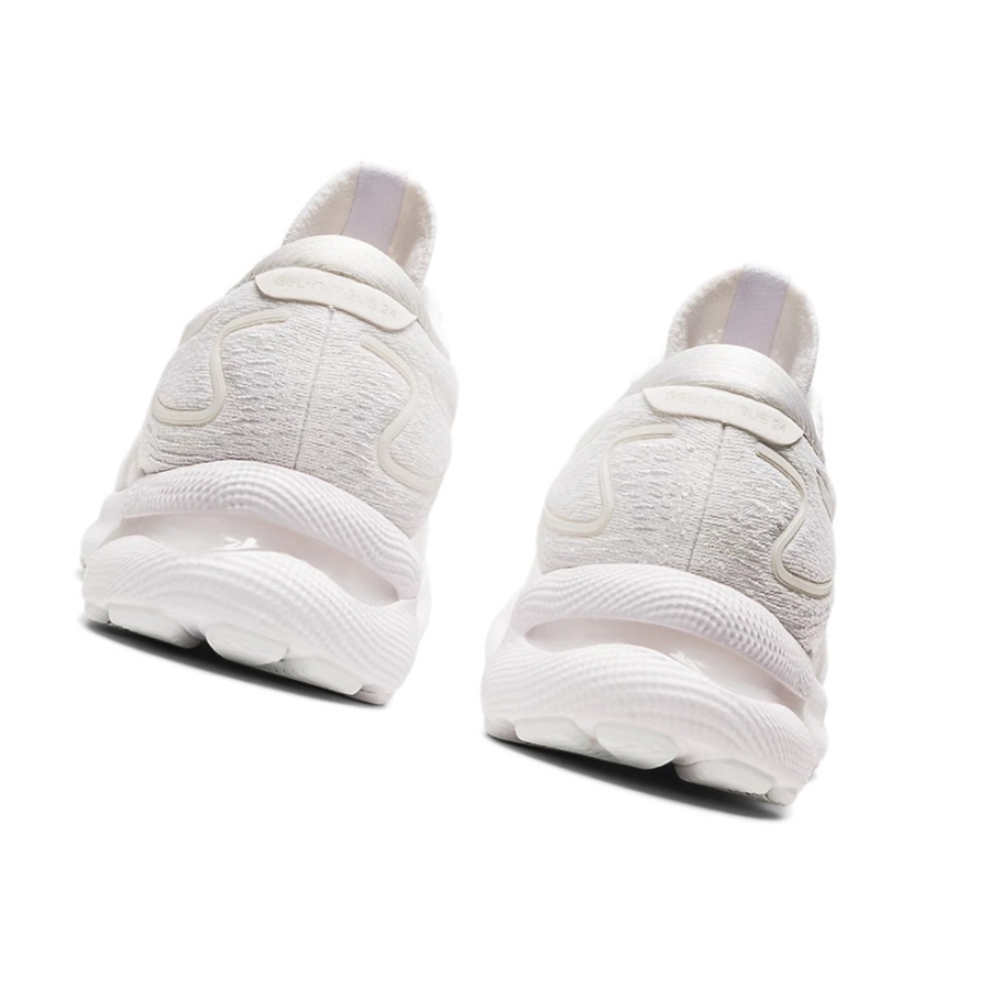 White / White Women's Asics GEL-NIMBUS 24 Running Shoes | US41395MY - Asics Outlet Sale