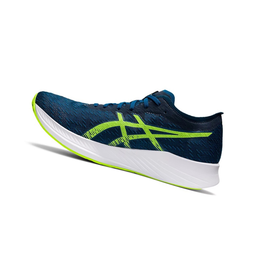 Mako Blue / Hazard Green Men's Asics MAGIC SPEED Running Shoes | US03497EP - Asics Outlet Sale