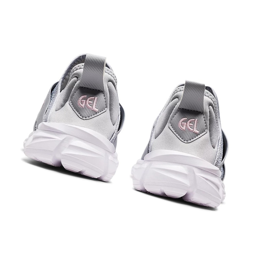 Piedmont Grey / Pink Salt Women's Asics QUANTUM LYTE SLIP-ON Sneakers | US12863RM - Asics Outlet Sale