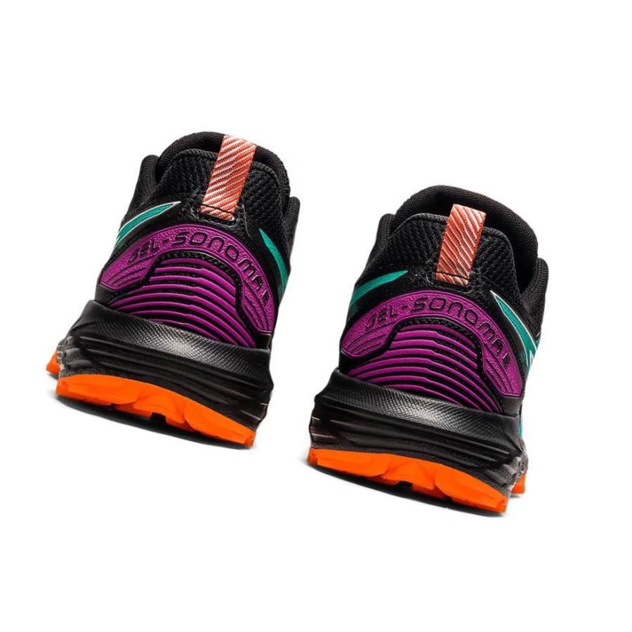 Black Women's Asics GEL-SONOMA 6 Trail Running Shoes | US37269VS - Asics Outlet Sale
