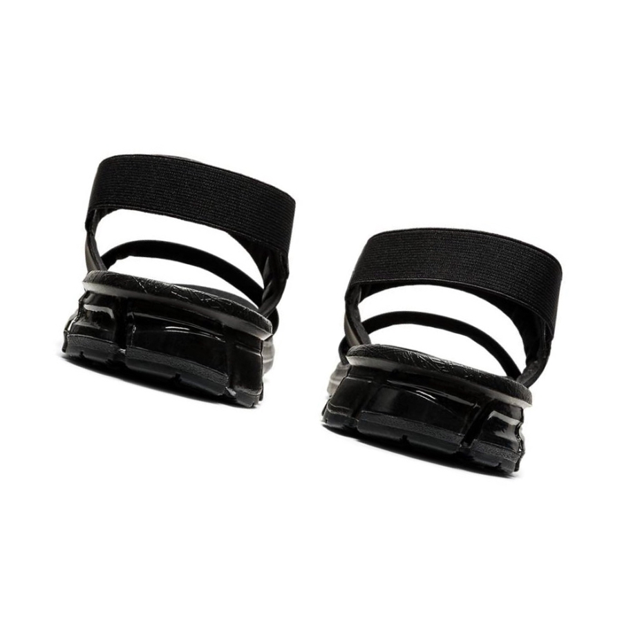 Black Men's Asics GEL-QUANTUM 90 SD FO Sandals | US69520NY - Asics Outlet Sale