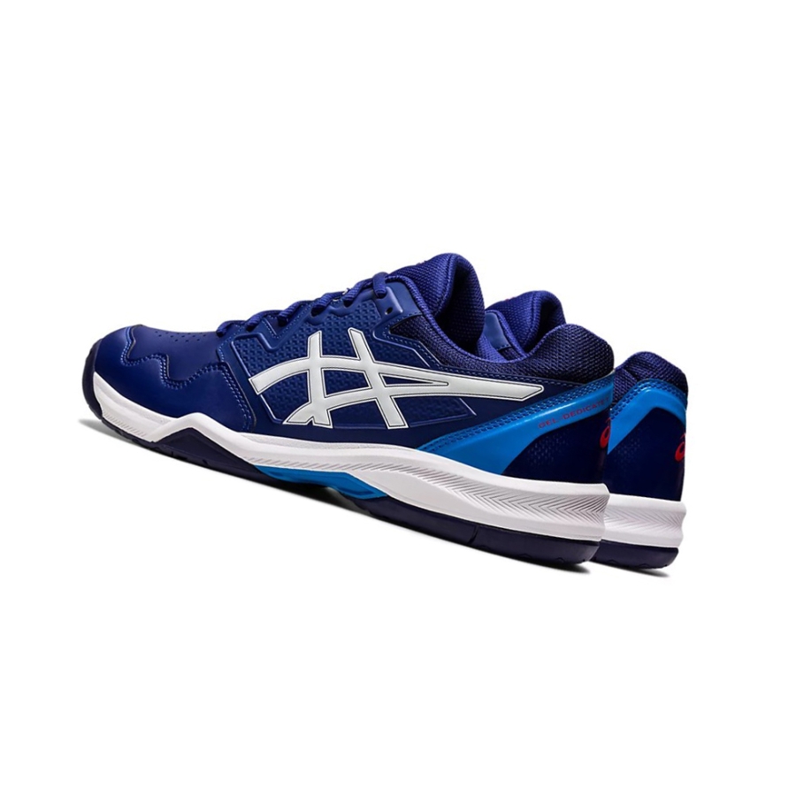 Blue / White Men's Asics GEL-DEDICATE 7 Tennis Shoes | US01567BY - Asics Outlet Sale