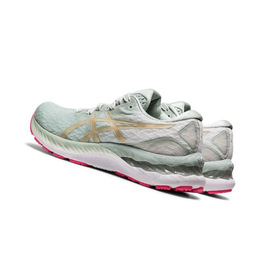 Green Women's Asics GEL-NIMBUS 23 NEW STRONG Running Shoes | US01476QX - Asics Outlet Sale