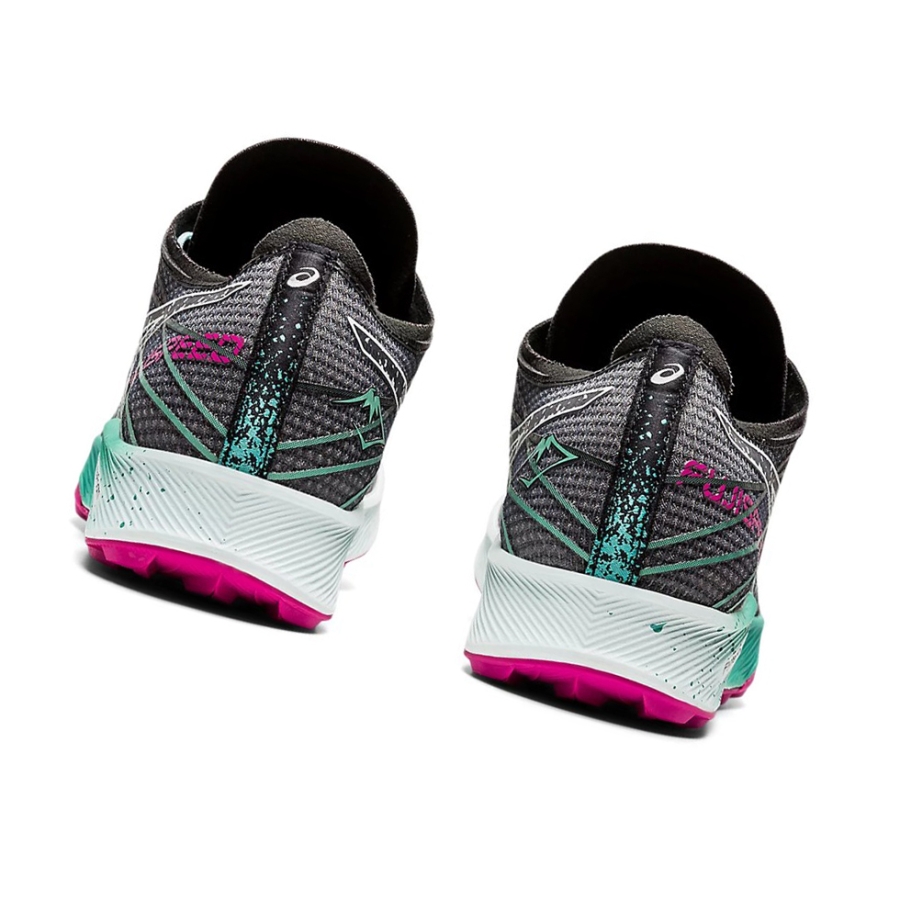 Black / Soothing Sea Women's Asics Fuji Speed Trail Running Shoes | US21597RC - Asics Outlet Sale