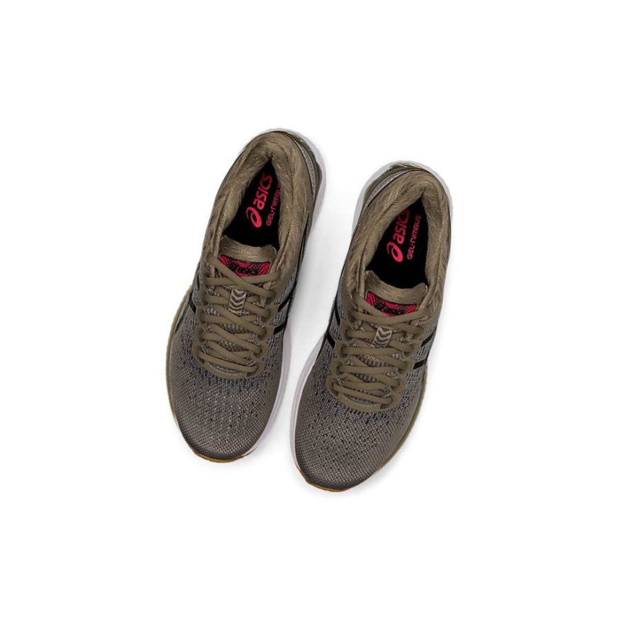 Brown Men's Asics GEL-NIMBUS 22 Knit Running Shoes | US89720UA - Asics Outlet Sale