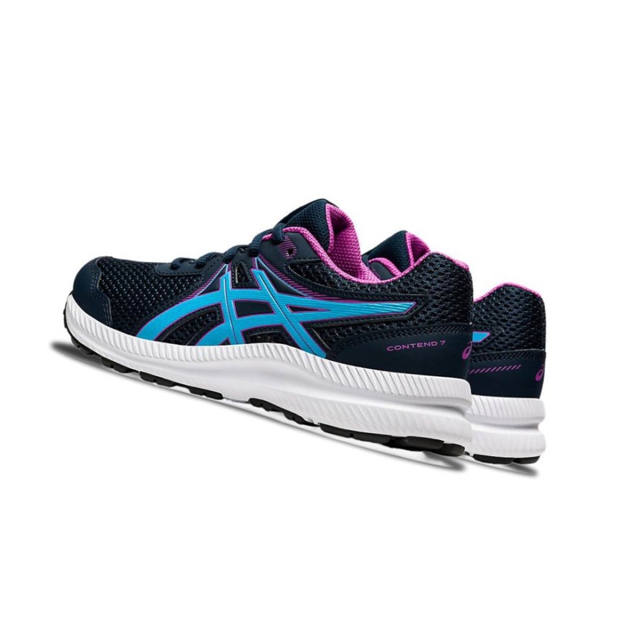 Blue Kids' Asics CONTEND 7 GS Running Shoes | US93016DW - Asics Outlet Sale
