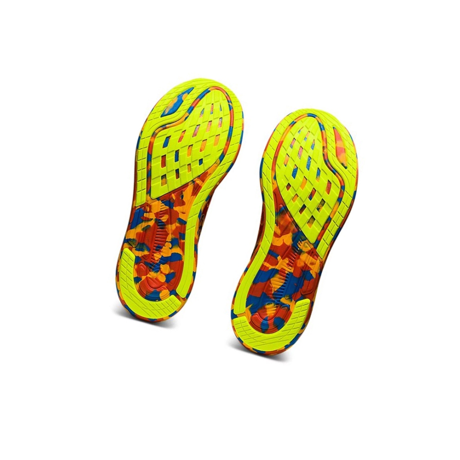 Cherry Tomato / Safety Yellow Men's Asics NOOSA TRI 14 Running Shoes | US73401IY - Asics Outlet Sale