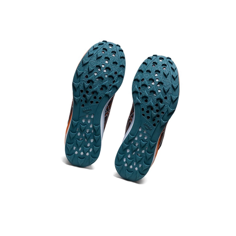 Black / Nova Orange Women's Asics Fuji Speed Trail Running Shoes | US34187CO - Asics Outlet Sale