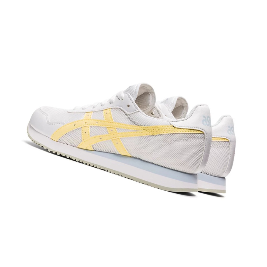 White / Butter Women's Asics TIGER RUNNER Sneakers | US21973DC - Asics Outlet Sale