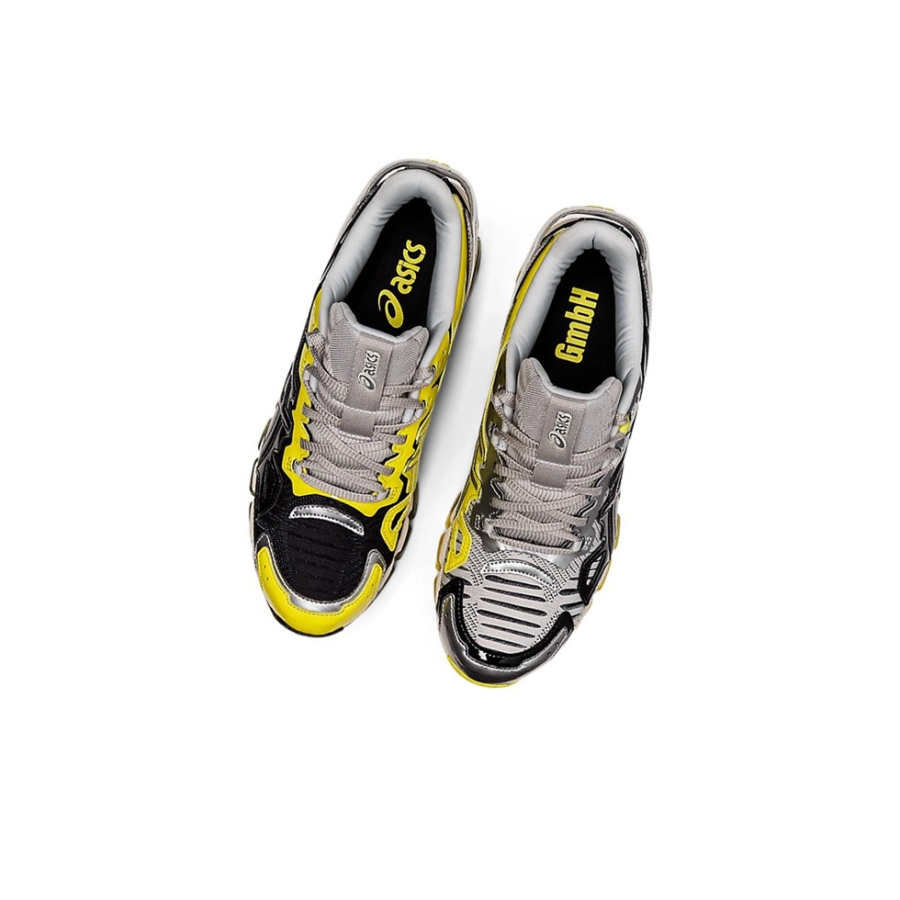 Pure Silver / Sour Yuzu Men's Asics GmbH x GEL-QUANTUM 360 6 Sneakers | US61435QA - Asics Outlet Sale