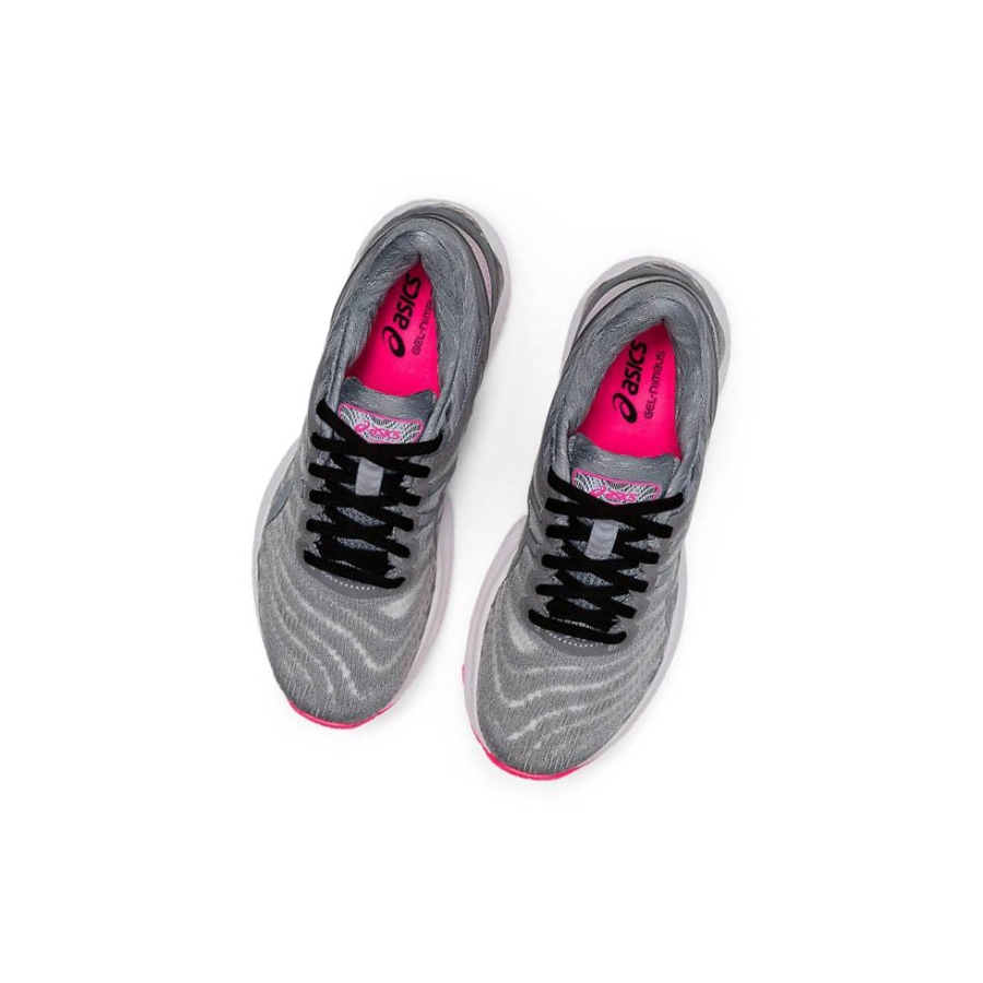 Grey Women's Asics GEL-NIMBUS 22 LITE-SHOW Running Shoes | US03742VZ - Asics Outlet Sale
