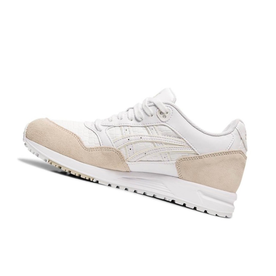 White Women's Asics GEL-SAGA Sneakers | US86145DB - Asics Outlet Sale