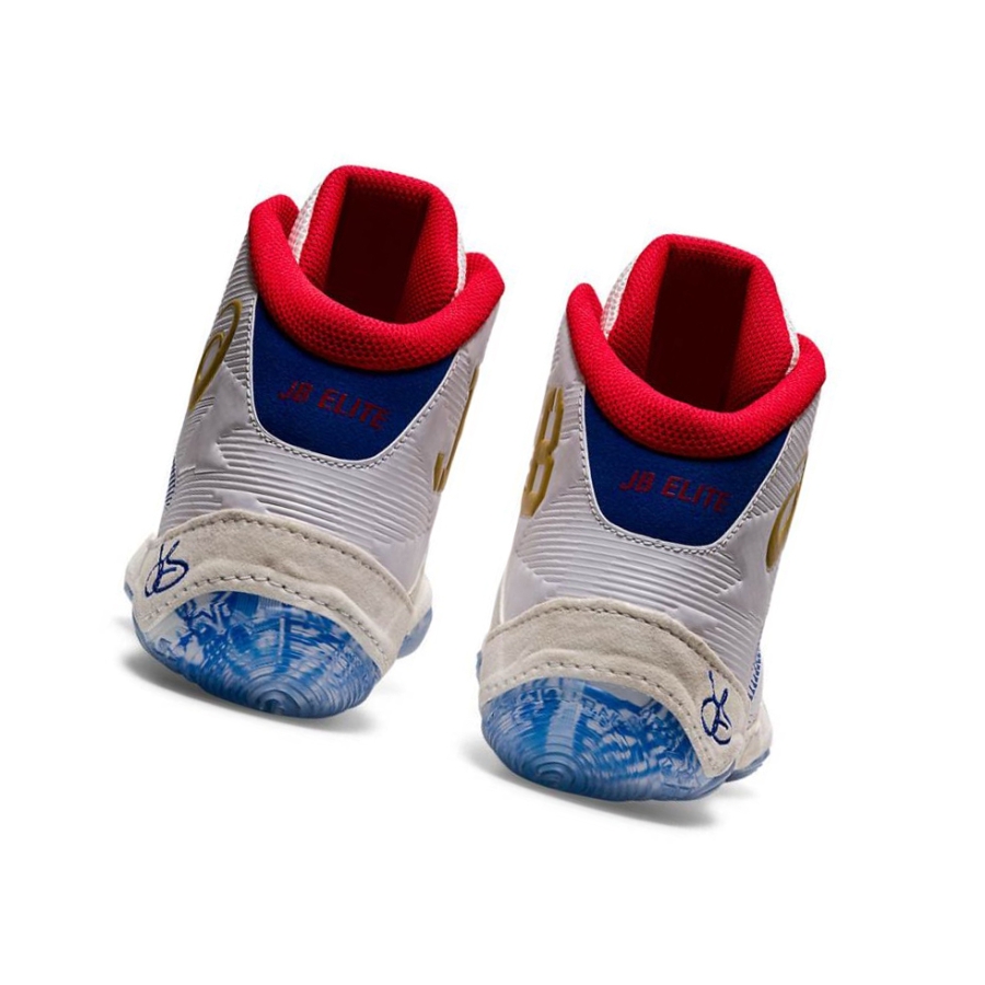 White Men's Asics JB ELITE IV Wrestling Shoes | US10967EX - Asics Outlet Sale