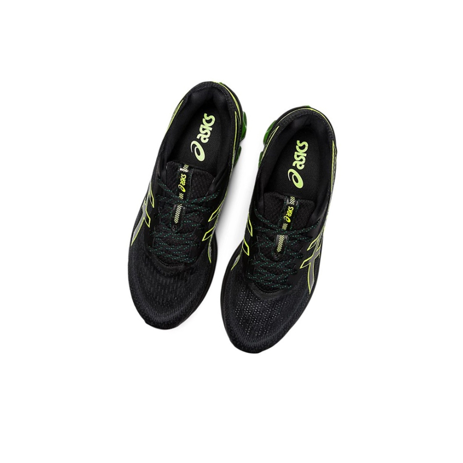 Black / Safety Yellow Women's Asics GEL-QUANTUM 180 VII Sneakers | US62057WN - Asics Outlet Sale