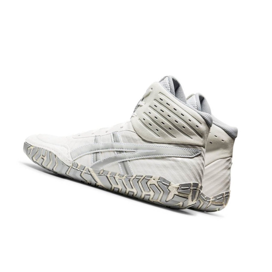 White Men's Asics AGGRESSOR 4 Wrestling Shoes | US64127FA - Asics Outlet Sale