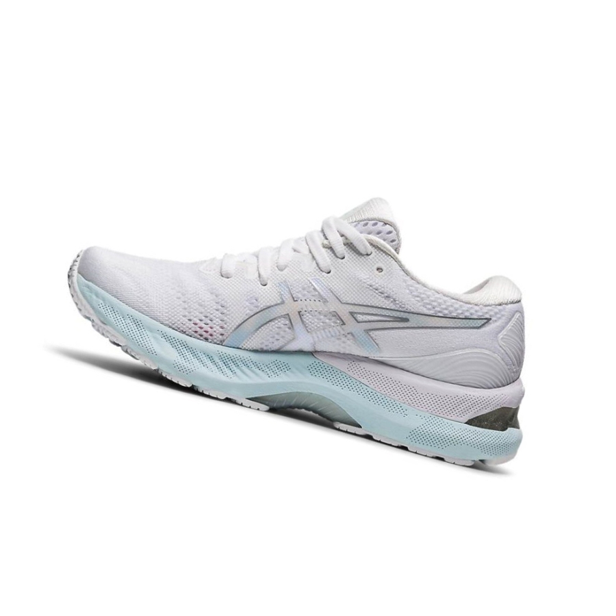 White Women's Asics GEL-NIMBUS 23 Running Shoes | US19756JQ - Asics Outlet Sale