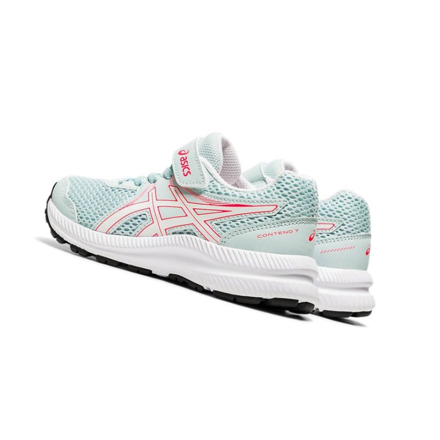 Light Turquoise Kids' Asics CONTEND 7 PS Running Shoes | US46378FV - Asics Outlet Sale
