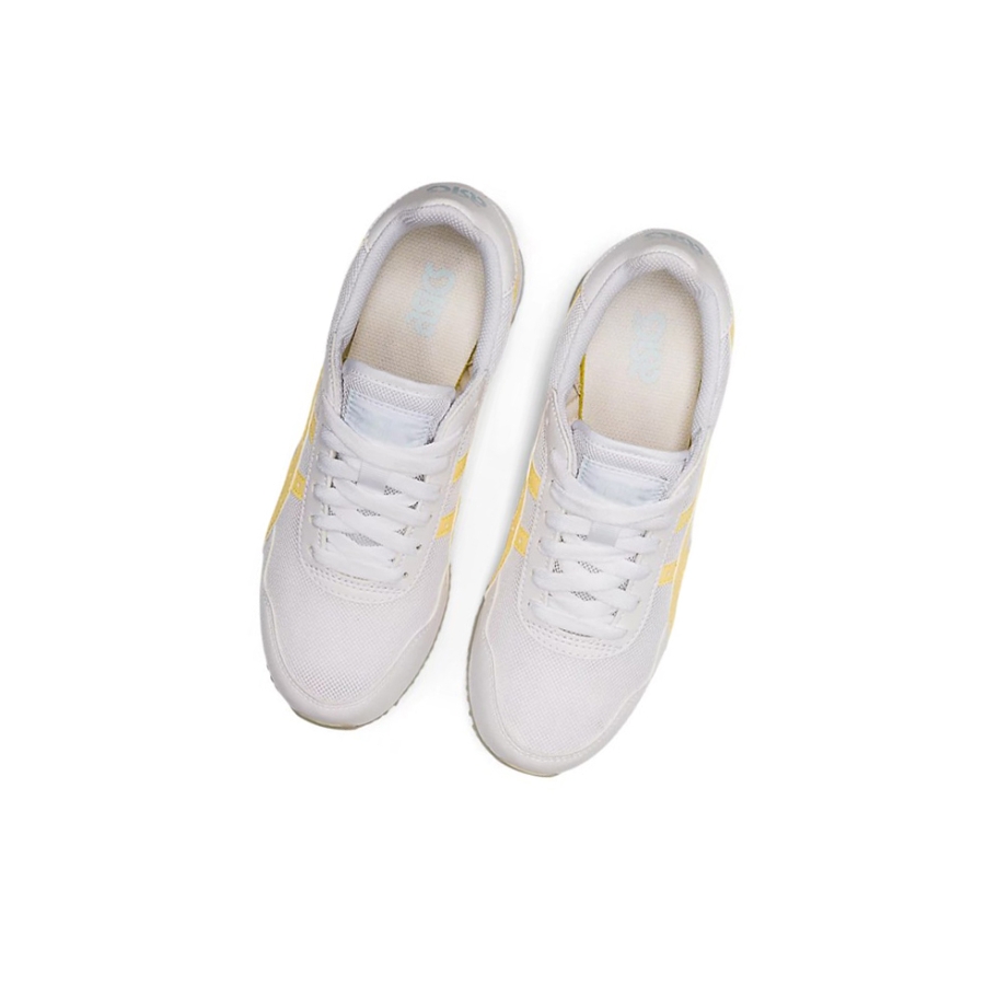 White / Butter Women's Asics TIGER RUNNER Sneakers | US21973DC - Asics Outlet Sale