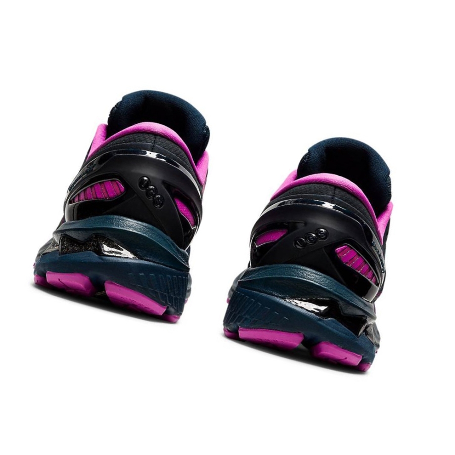 Navy Women's Asics GEL-KAYANO 27 LITE-SHOW Running Shoes | US24918FS - Asics Outlet Sale