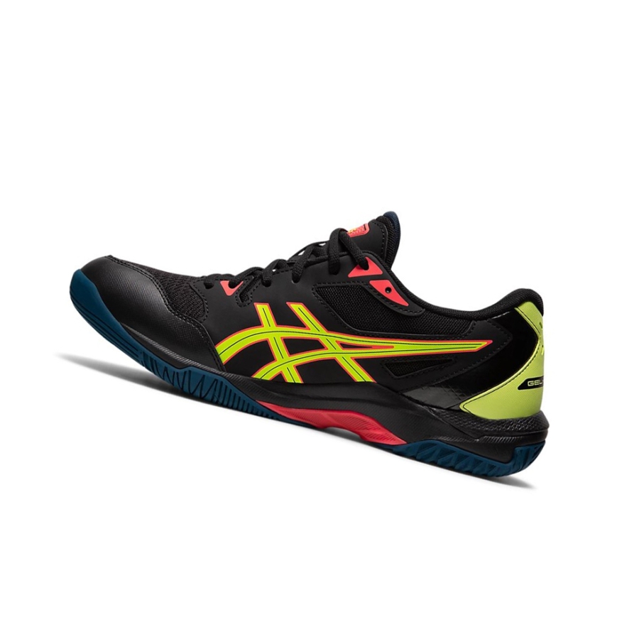 Black / Yellow Men's Asics GEL-ROCKET 10 Volleyball Shoes | US84170BF - Asics Outlet Sale